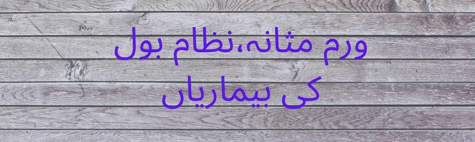 مثانہ،نظام بول کی بیماریاں